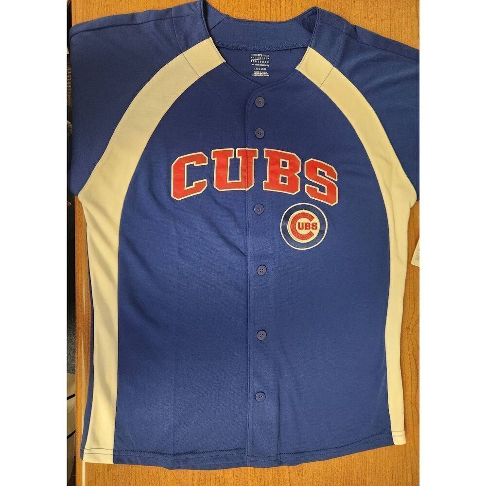 Chicago Cubs Large YOUTH 14/16royal blue Chicago Cubs Jersey